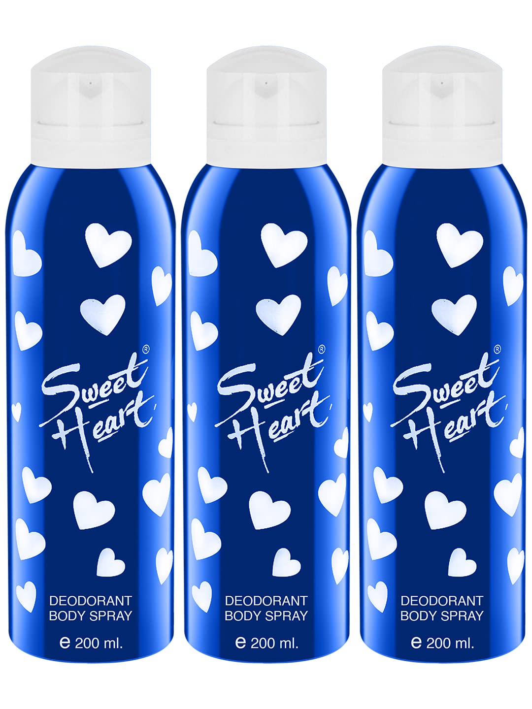 Sweet Heart Blue Deodorant Spray 200ml | Long Lasting Fragrance | Perfect for Daily Use, Gifting, Diwali, Rakhi & Special Occasions (Pack of 3)-image-31