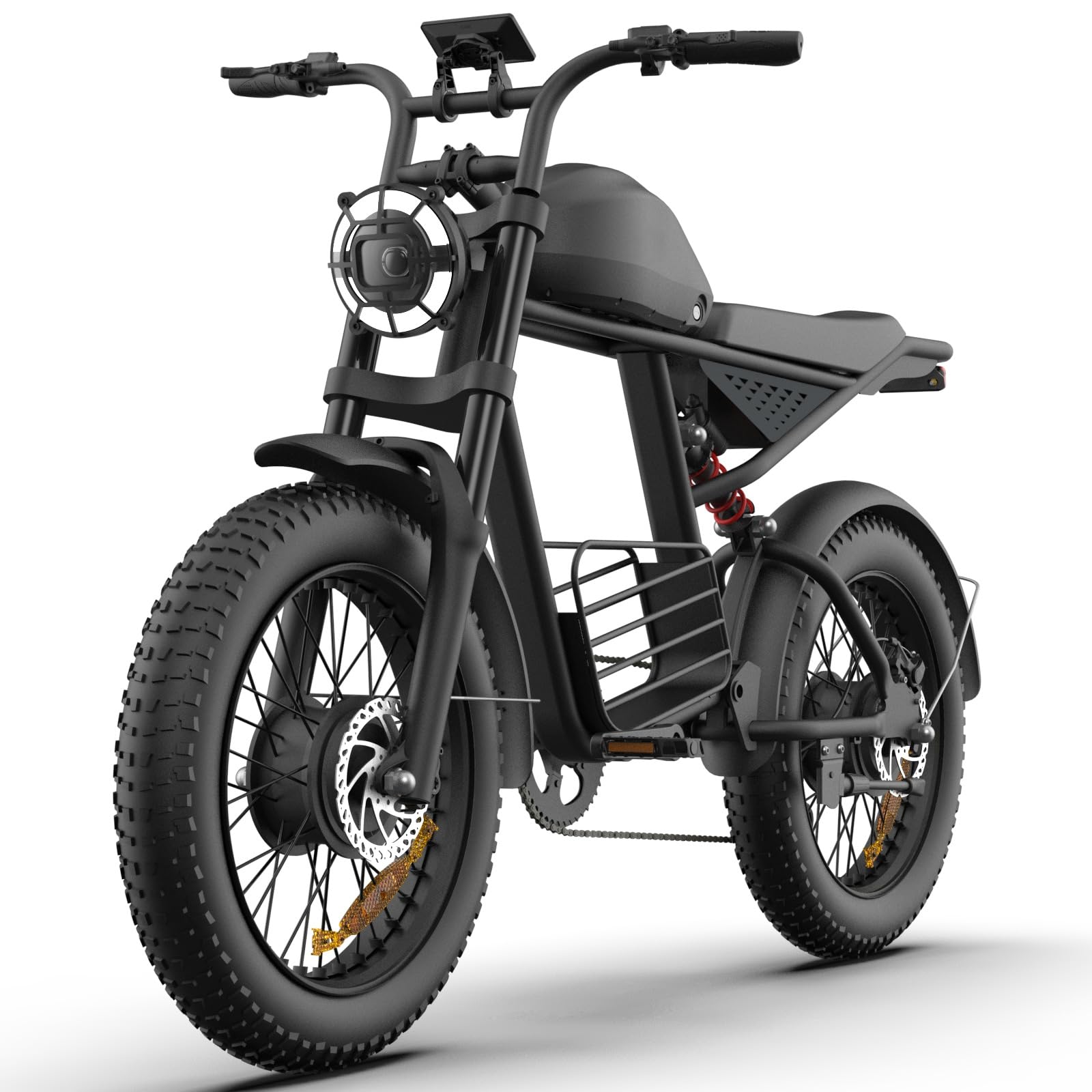 SpeedWind Retro Electric Bike for Adults,1000W-1600W(Peak Power) E Bike for Adults,35MPH Electric Dirt Bike, 20" Fat Tire Adult Electric Bicycle with 48V 18.9AH Battery, 7 Speed E Bikes