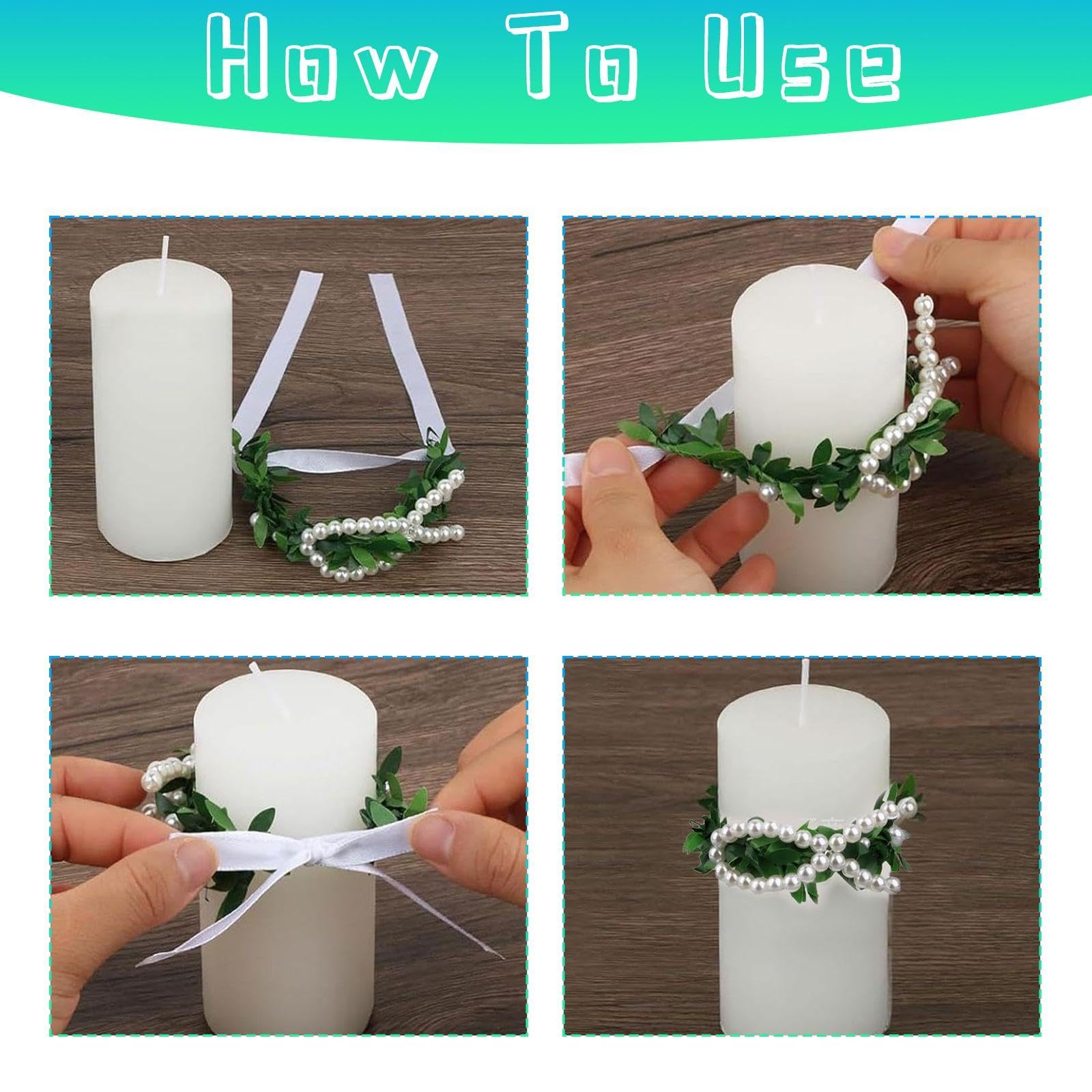 2 Morceaux De Décorations De Bougies, Accessoires De Bougies, Fournitures De Fête, Fournitures Anti-Drip Aux Bougies.