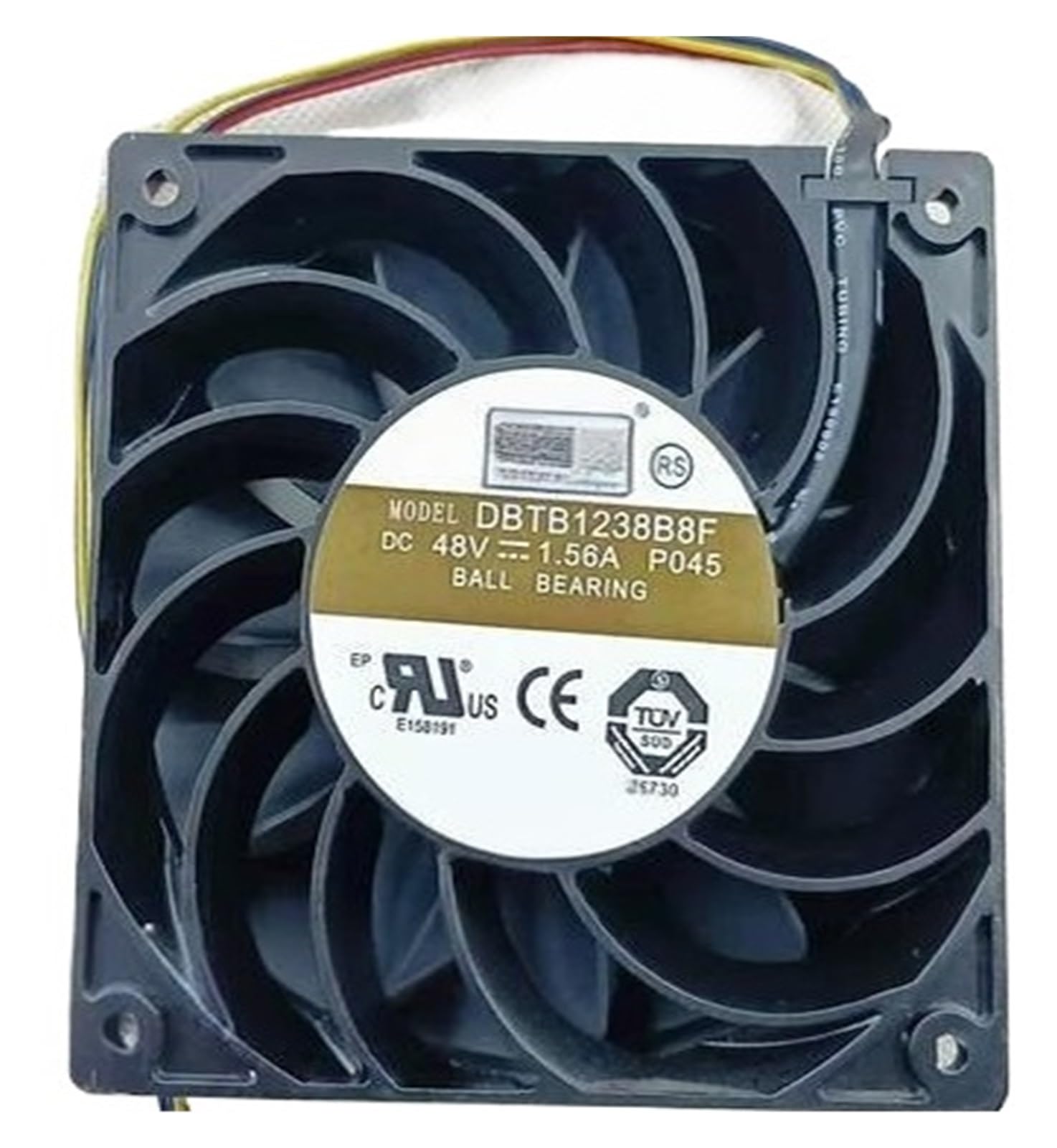 YMUGUEGH DBTB1238B8F 48V 1.56A 12038 4-wire Fan