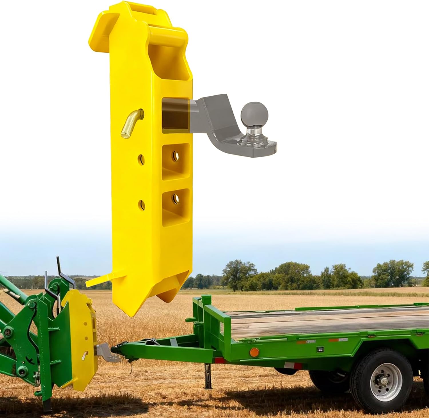 Skid Steer Attachment is Compatible with Skid Steers and Tractors Equipped with Universal Quick Attach Plate,5000/20000 lbs Load Capacity,Heavy Hitch Attachment for Skid Steer Loaders and Tractors