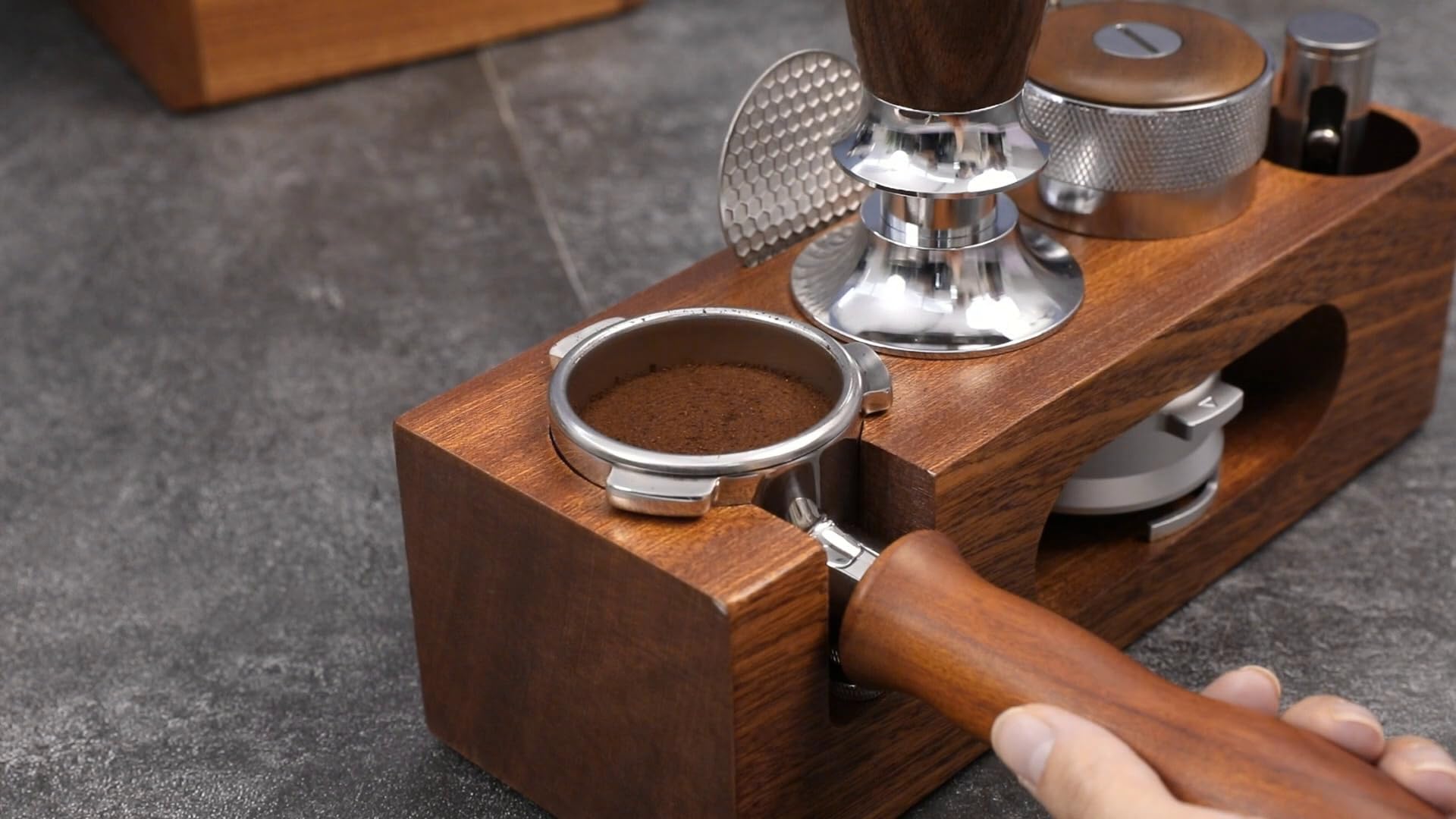 Amazon.com: Teyearlife espresso tamping station called Coffee