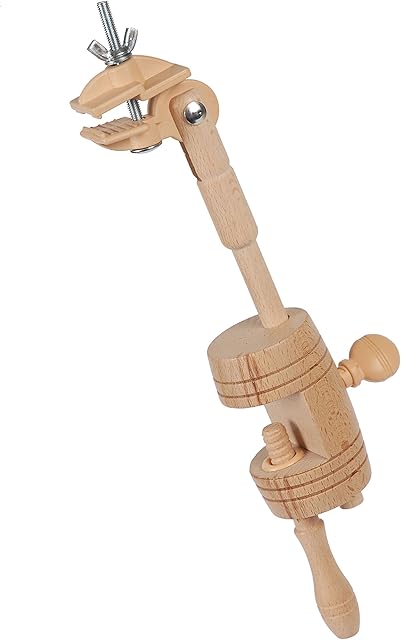 Elbesee Versatile Table clamp Frame, Wood, Brown, 36 x 13 x 3.5 cm