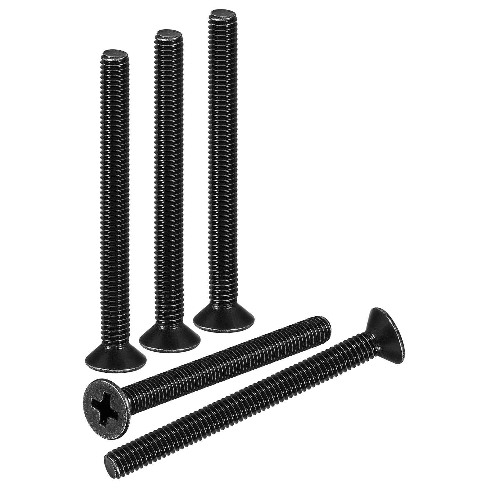 DTGN M3-0.5x30 Flat Head Machine Screws - 100PCS - Good for Electronics and Machinery - 304 Stainless Steel Phillips Countersunk Micro Metric Machine Screw Bolts- Black โ image 1