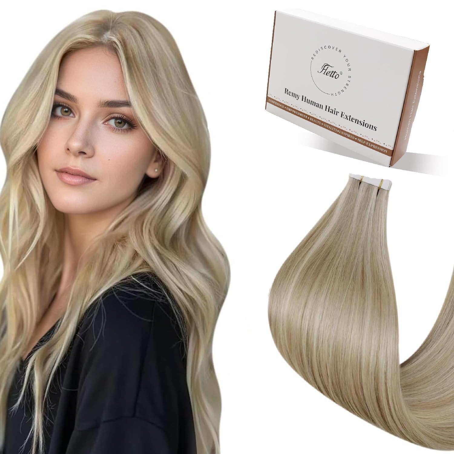 Hetto Echthaar Extensions Remy