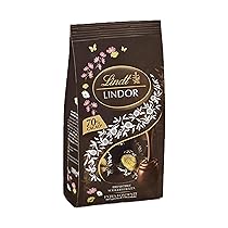 Lindt Bag Ovetti LINDOR Fondente 70% Cacao Pasqua, Ovetti di Cioccolato Extra Fondente 70% Cacao, in sacchetto 180g