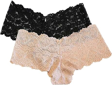 Smart and Sexy Women's Signature Lace Boyleg Panty - 2 Pack SA131