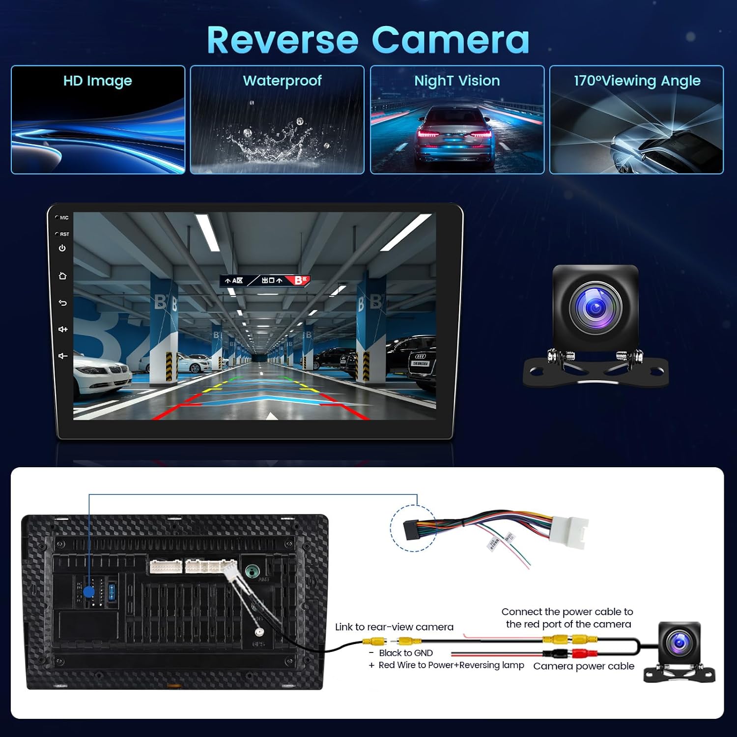 2+64GB Android 15 Car Radio for Mitsubishi Mirage 2012-2022 Wireless Carplay Android Auto, 9" Touch Screen Car Stereo GPS Navi, WiFi, Bluetooth, Backup Camera, FM RDS Radio, EQ DSP, SWC