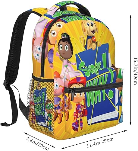Miniatura 2 de Mochilas Super Anime Why! Mochila ajustable para laptop Bolsa de hombro doble para mujeres hombres escalada compras trabajo, Negro -, Mochilas