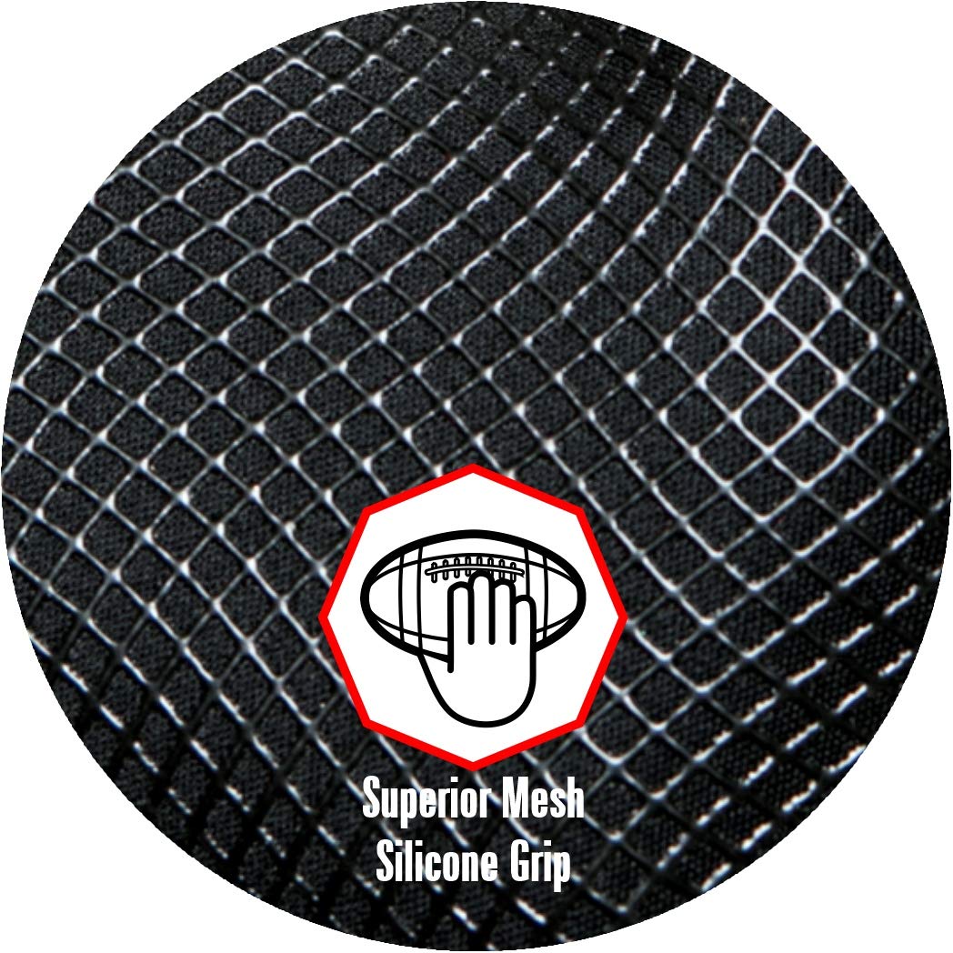 Tuoni Junior, Boys & Girls Rugby Grip Mitt ideal for Contact Sports. Sizes for ages 6-14 (3XS, Red) - Image 4