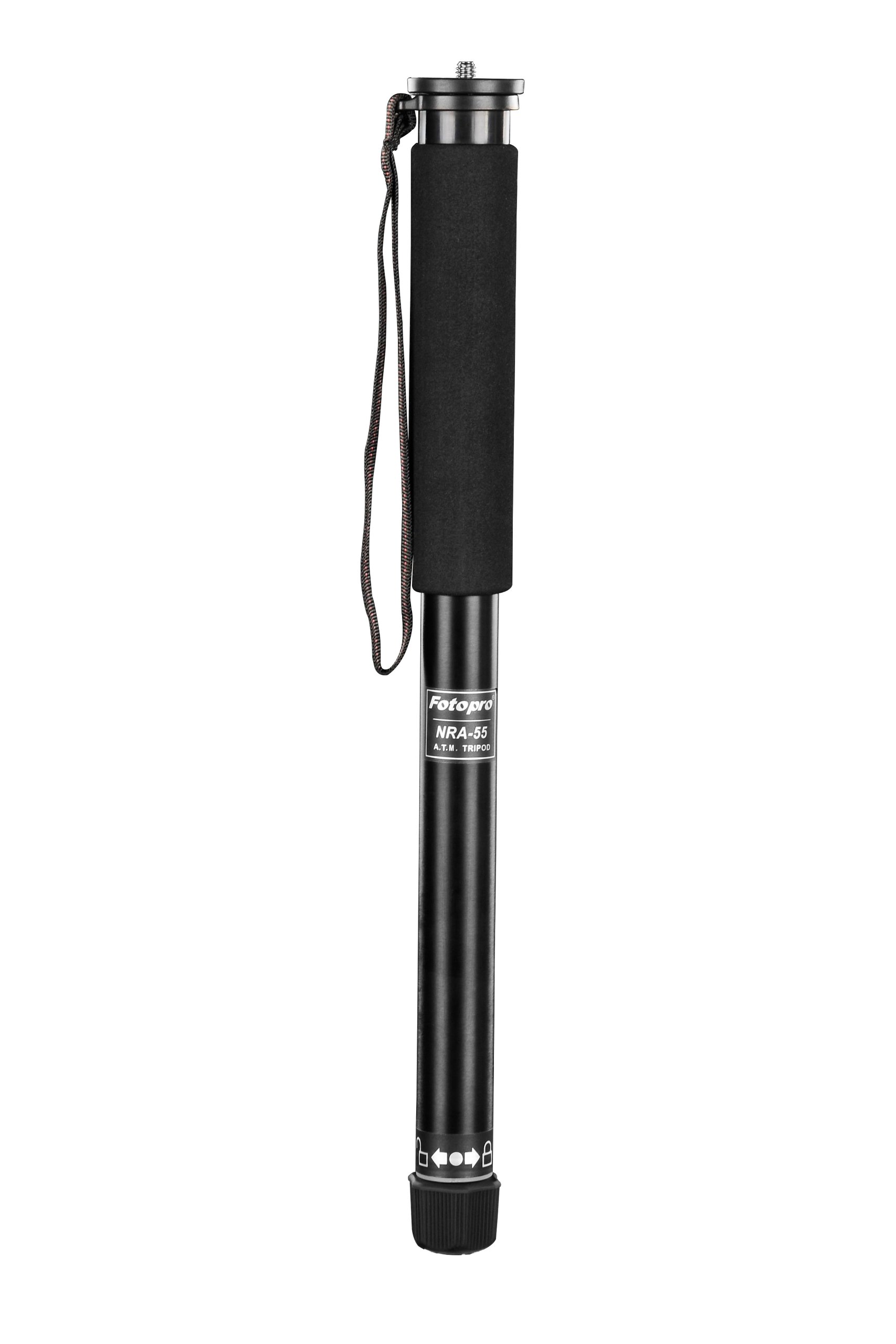 Fotopro NRA-55 - Monopiede in alluminio per macchina fotografica, colore: Nero