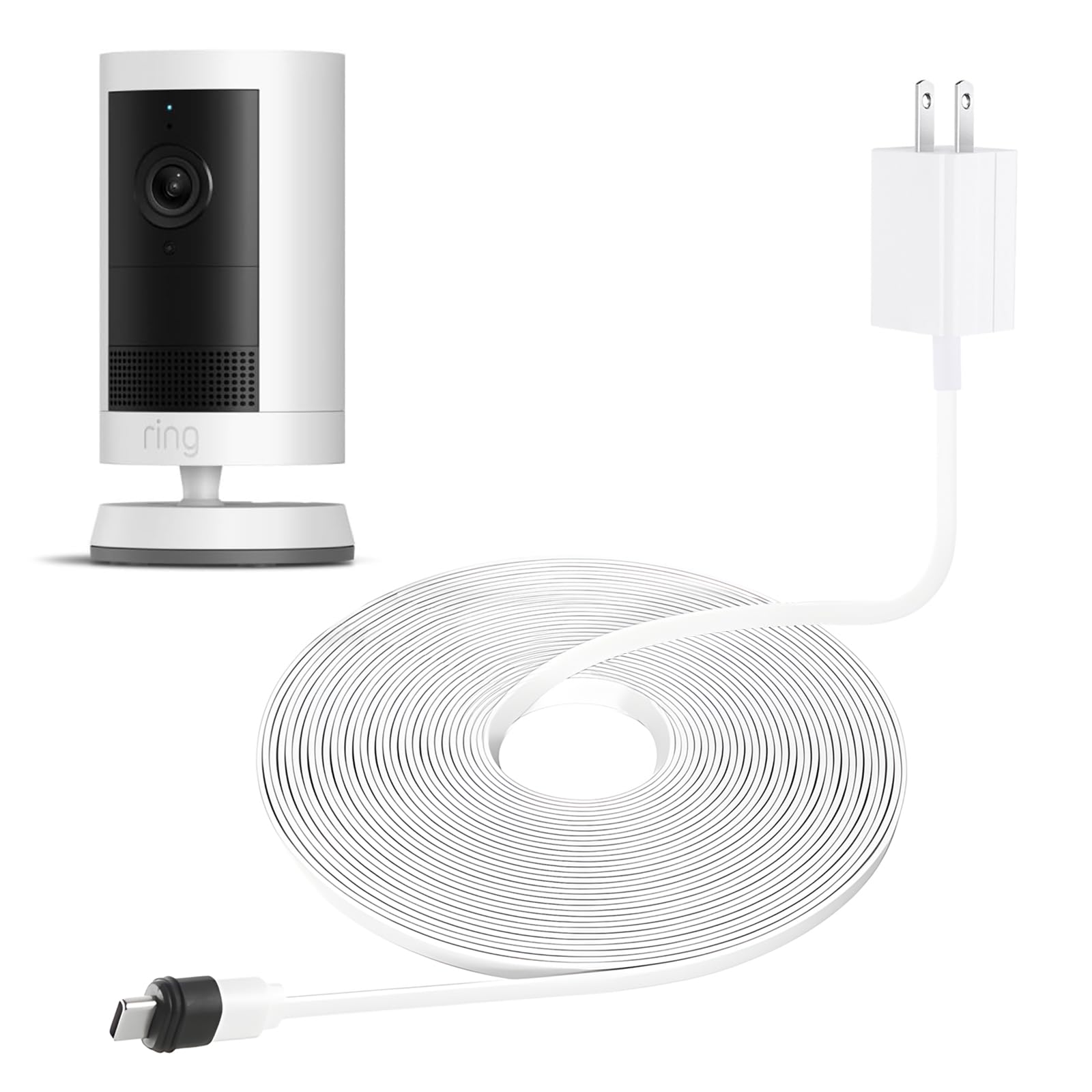 Amazon | 25フィート/7.5m 防水充電ケーブル Ring Outdoor Cam
