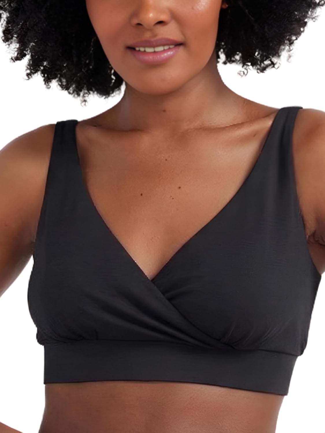 HATCH The Dream Feed Nursing & Sleep Bra, Stretchy & Wireless with Crossover Pull-Down Design for Breastfeeding