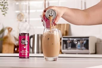 Drink Me Chai Spiced Chai Latte Ready-To-Drink 250ml (Pack of 12) Chai Latte Made With Natural and Authentic Spices | Now Available in a Cold Brew Can