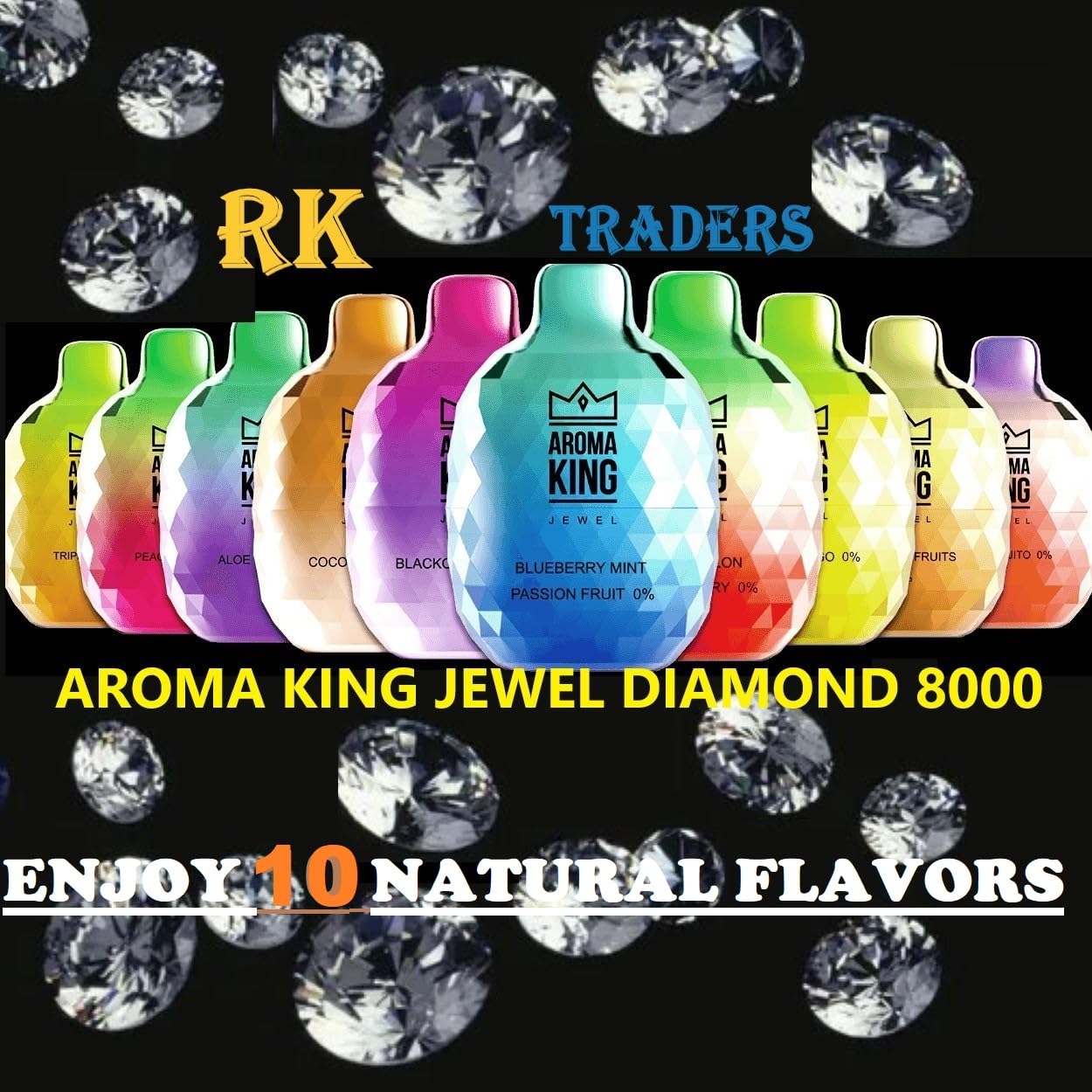 aroma king rechargeable vape battery Aroma King Gem 12000 Disposable Vape 20ml