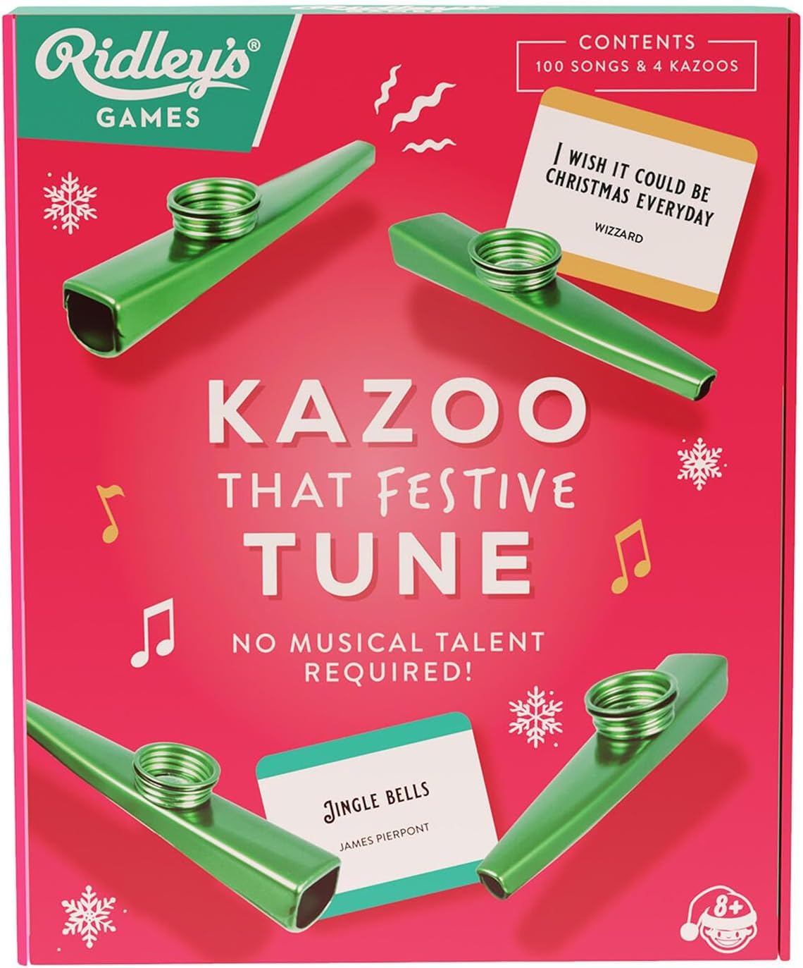 Ridley'sKazoo That Festive Tune | Party Game | Ages 8+ | 2+ Players | 20 Minutes Playing Time