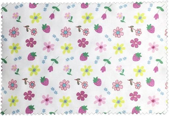 Amazon Co Jp コネクト メガネ拭き Kd 100種類 Part2 マイクロファイバー 超極細繊維 システムクロス C013 いちご柄 ピンク 10 15cm ファッション