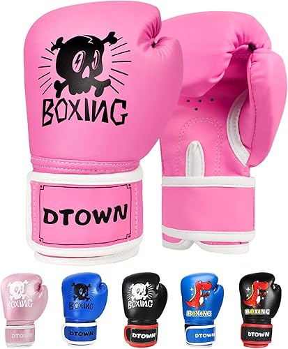 Guantes de boxeo para niños, transpirables, de primera calidad, para saco de boxeo, kickboxing, MMA