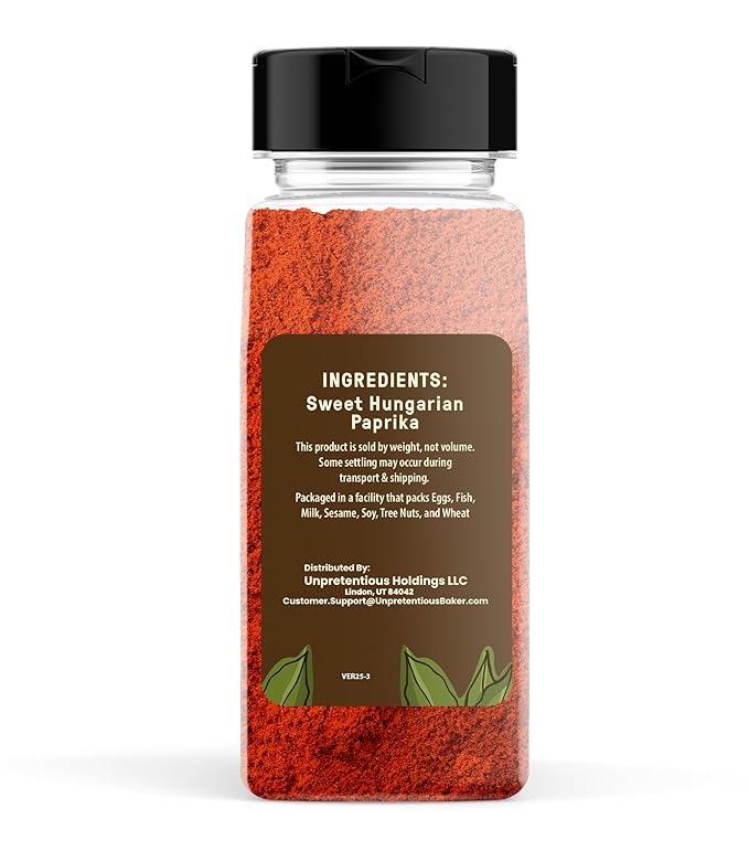 Pimentón Dulce Húngaro Unpretentious, 8 Onzas, Polvo Fino miniatura 2