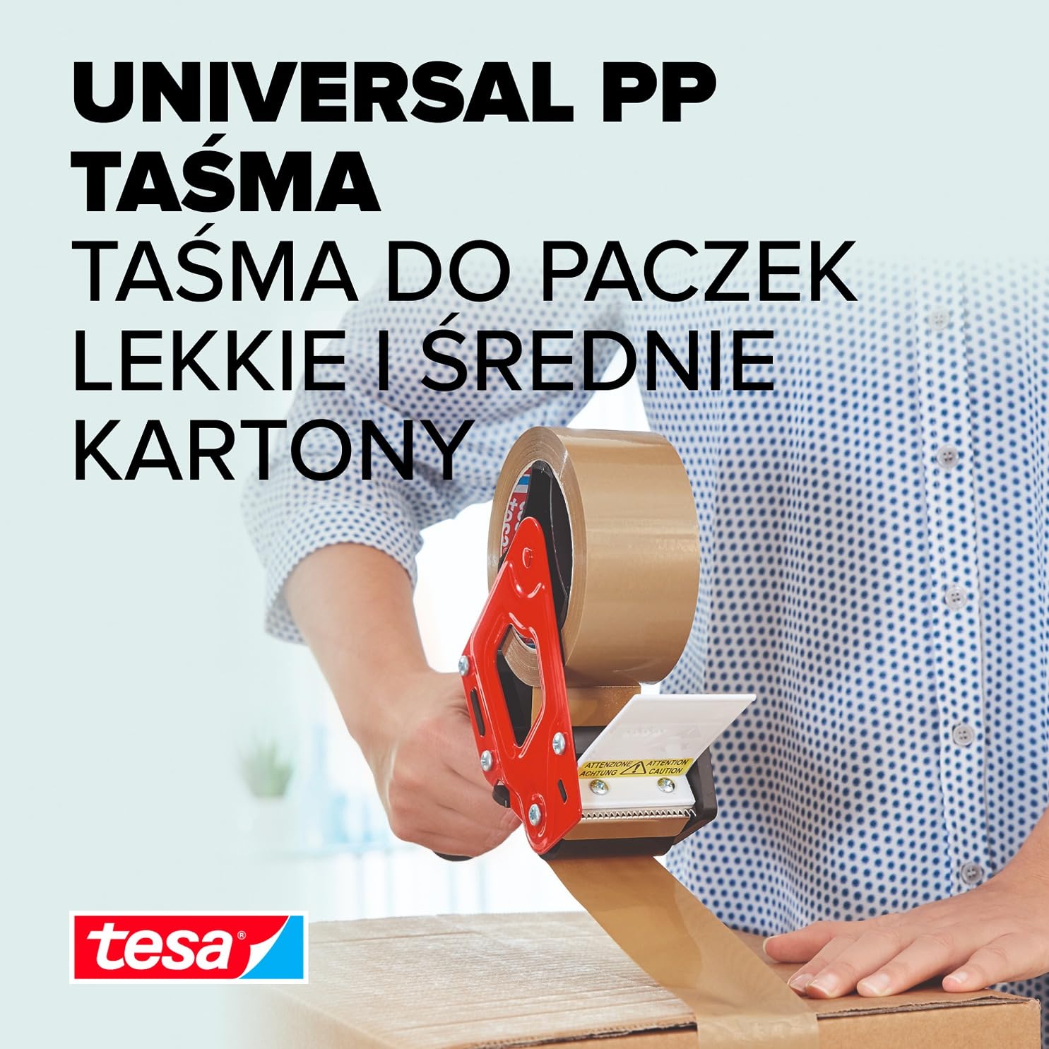 Tesa 04024-00237-02-Taśma samoprzylepna EXTRA 4024 brązowa