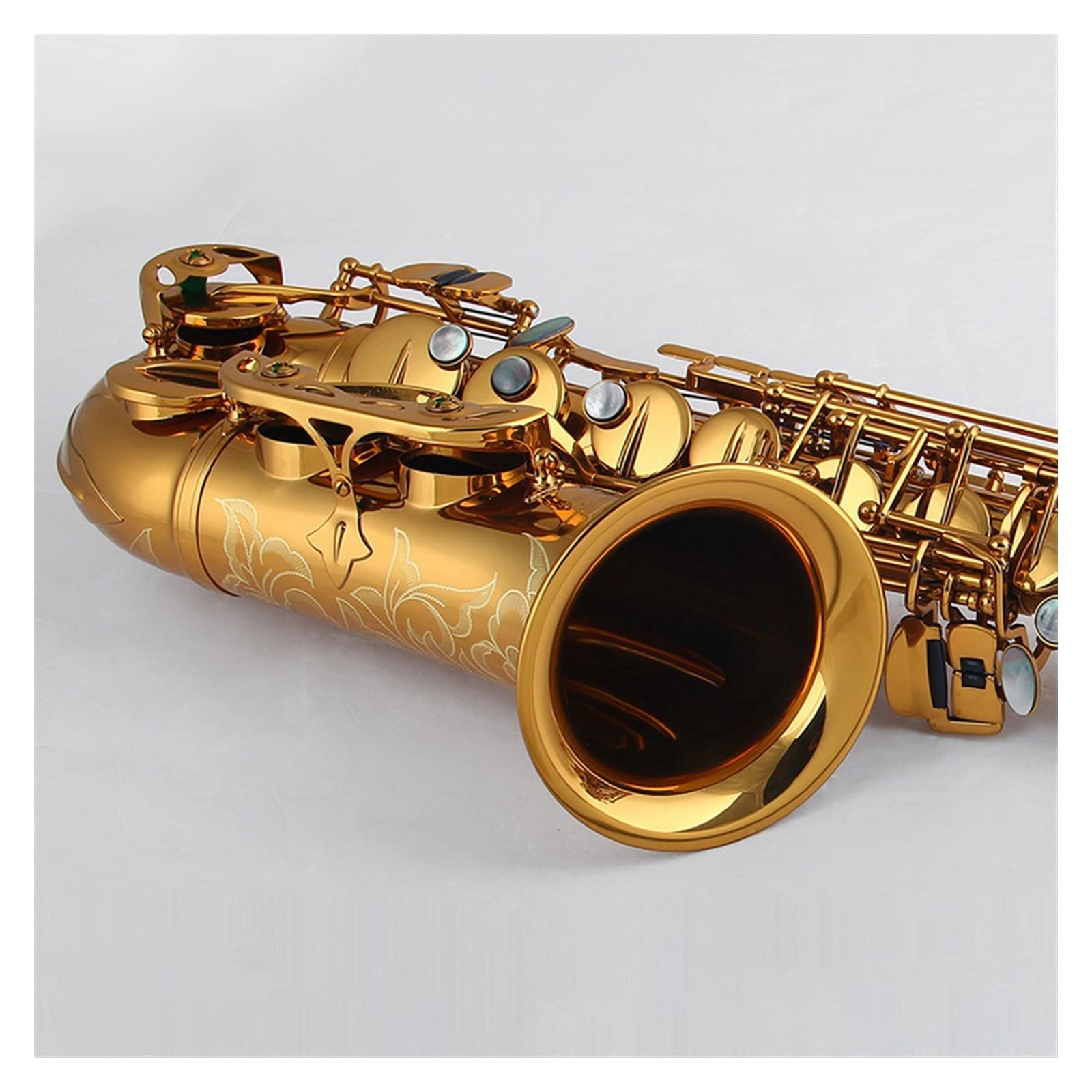 Saxofón Alto Mi Bemol Champagne Gold para Principiantes Saxofón Principiante