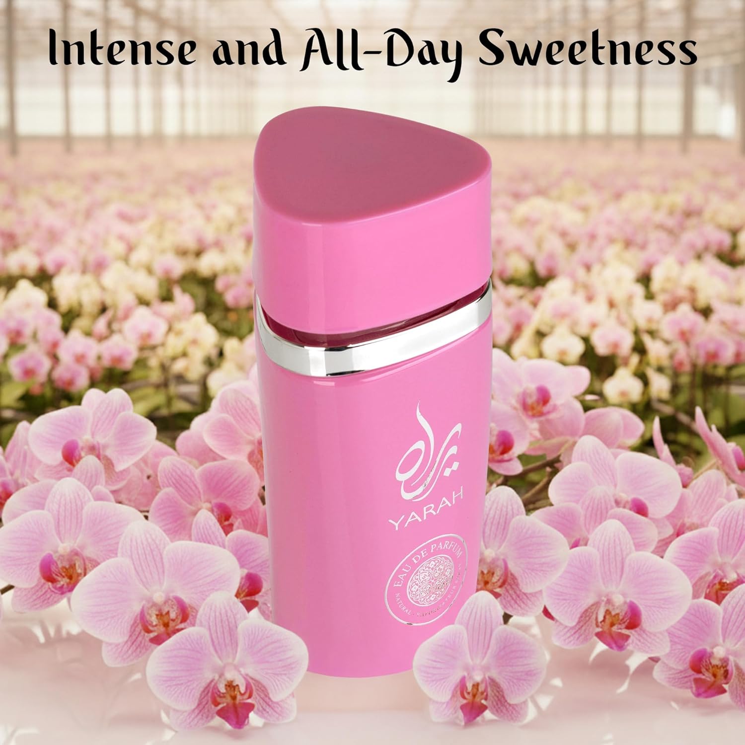 SAADAH Yarah Eau De Parfum for Women 4.0 Fl.oz, 120ml Oriental Vanilla Gourmand Perfume, Sweet Orchid Tangerine Tropical Fruits, Vanilla Musk Sandalwood, Long Lasting Powdery Luxury Fragrance - Image 4