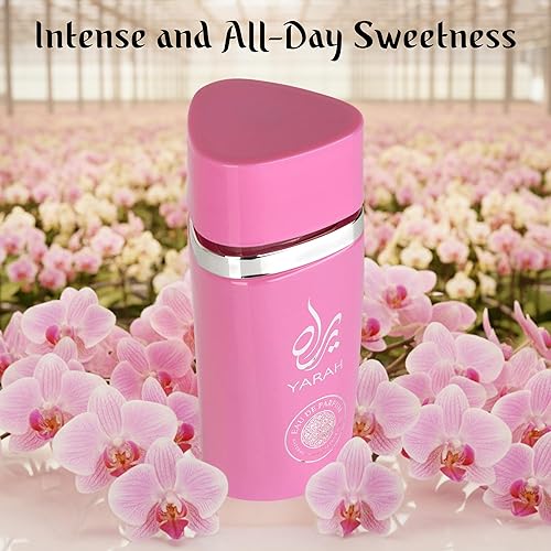 Miniatura 4 de SAADAH Yarah Eau De Parfum para Mujeres 4.0 Fl.oz, 120ml Perfume Oriental de Vainilla Gourmand, Orquídea Dulce, Mandarina, Frutas Tropicales,