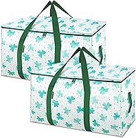 Vista 59 de BALEINE - Paquete de 8 bolsas de mudanza extragrandes, con asas reforzadas, bolsa de almacenamiento resistente para ropa, suministros de mudanza