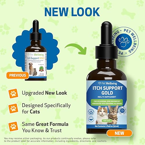 Miniatura 2 de Pet Wellbeing Soporte para la picazón para gatos - Formulado por veterinarios - Picazón en la piel y las patas, puntos calientes, alergias en la