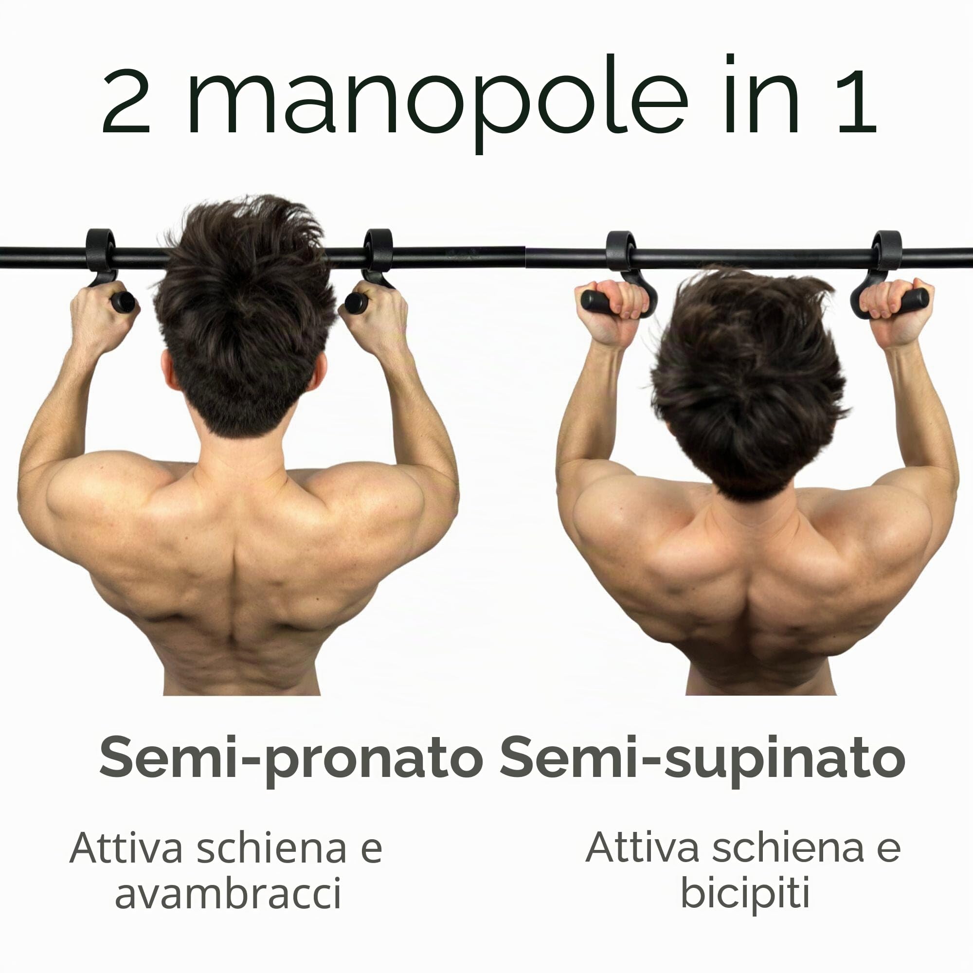 Kensui Swissies45 - Impugnatura angolata per trazioni, bilancieri e fasce di resistenza