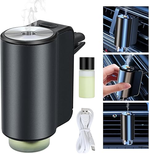 Miniatura 10 de Ambientador inteligente para automóvil, difusor universal para ambientador de coche con tres difusores de aroma ajustables IntelligentCar, Con 3