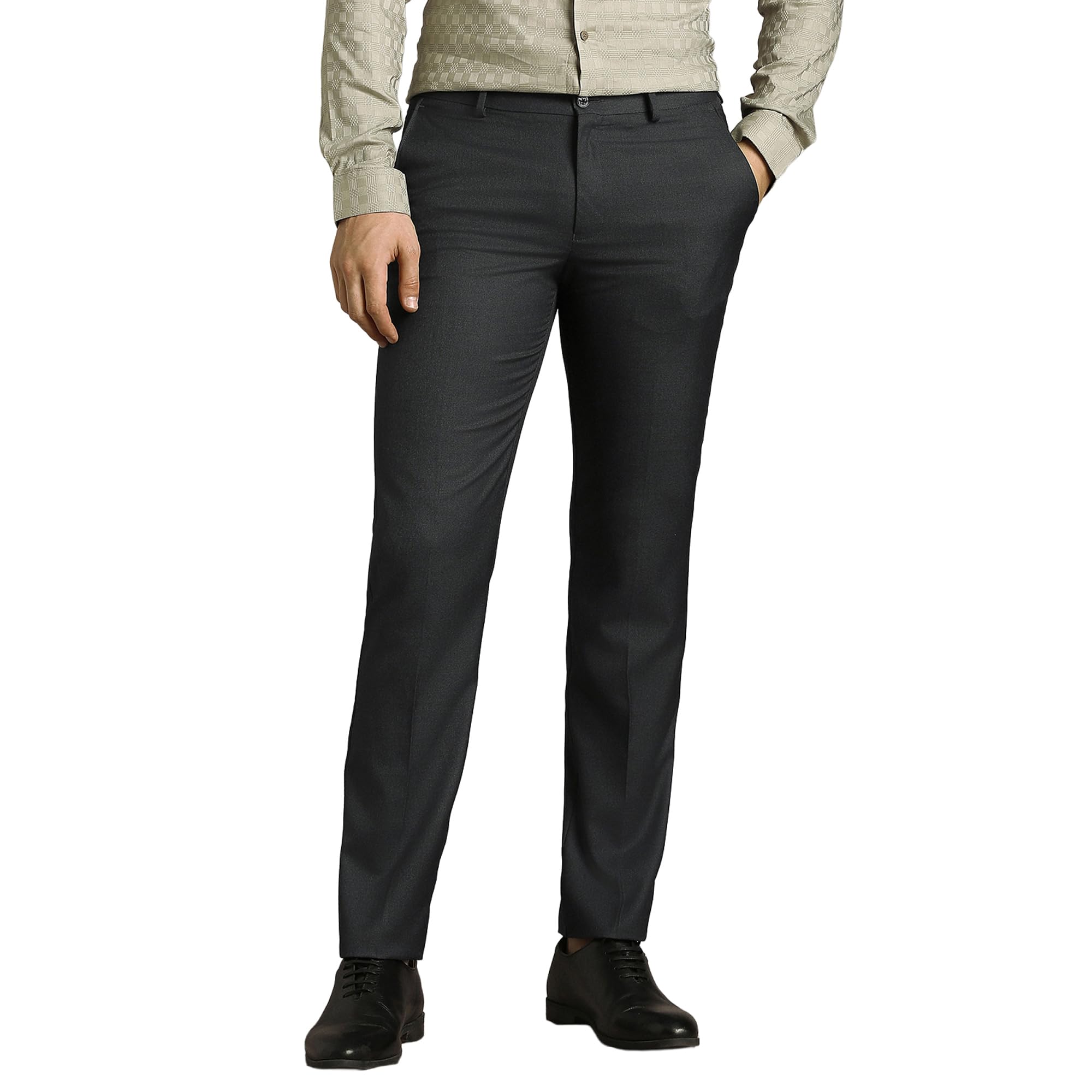 louis philippe Men's Slim Fit Pants-picture-37