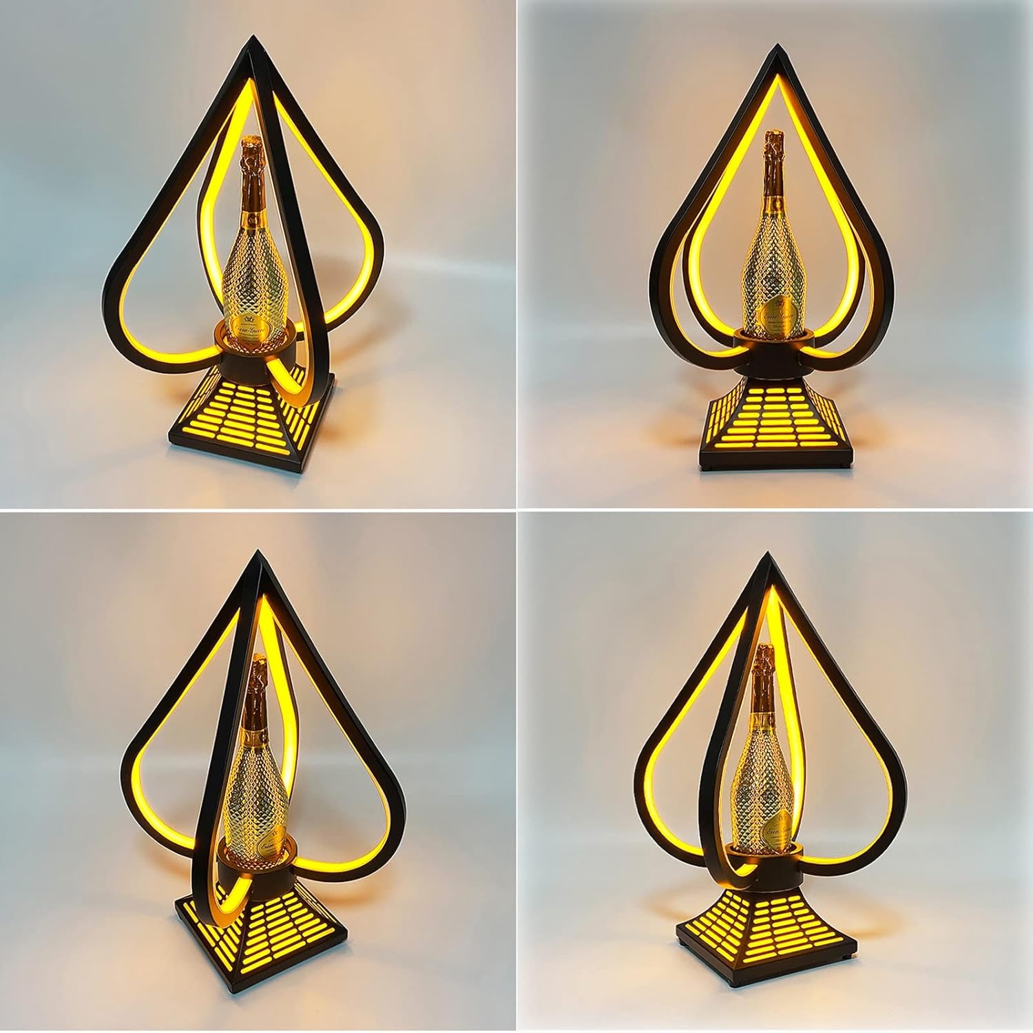 Estante de exhibición de botellas de licor Ace of Spades tridimensional ...