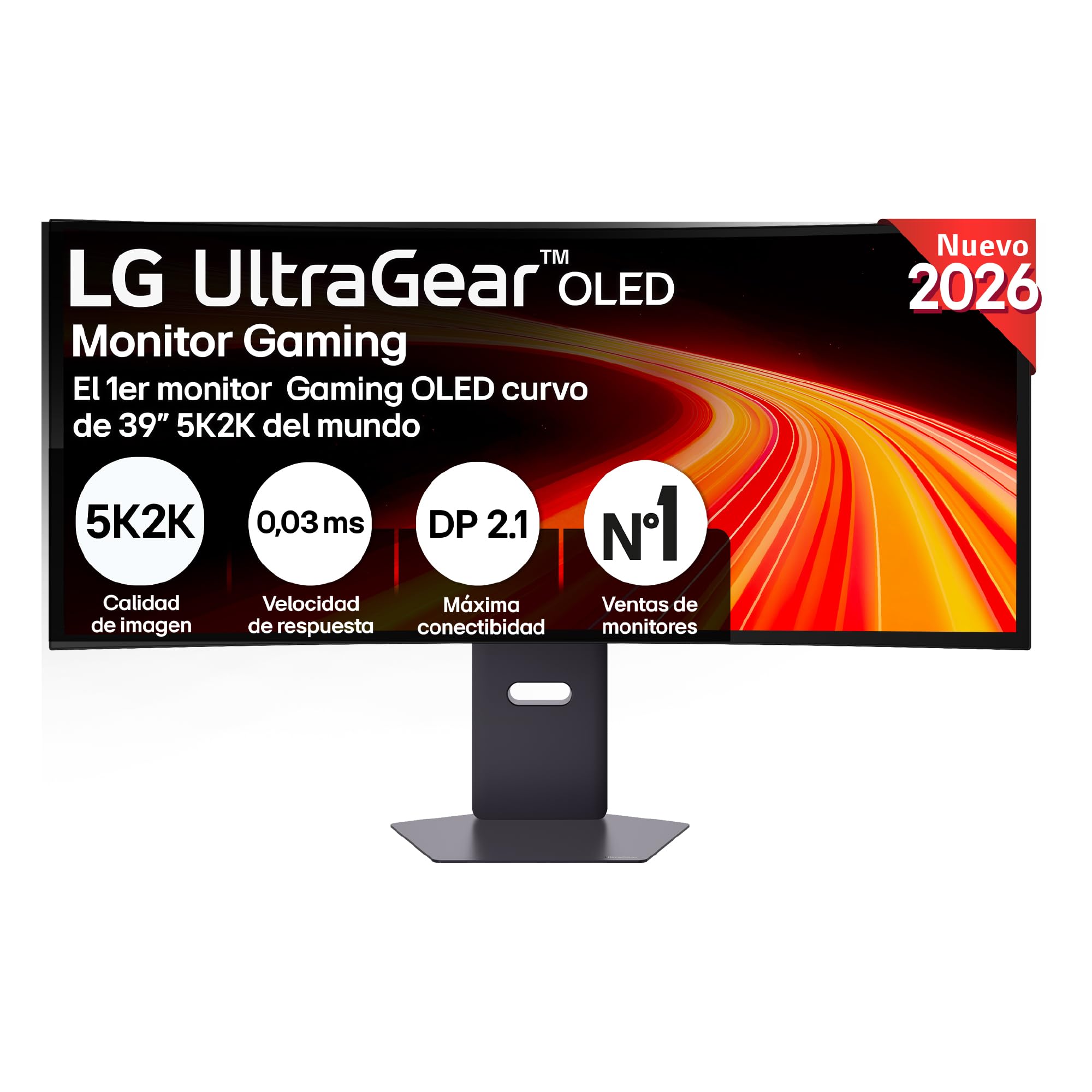 LG 27GX790A-B - Monitor Gaming Ultragear 27", Panel OLED, QHD (2560x1440), 16:9, 480Hz, 0.03ms, G-Sync Compatible, FreeSync Premium Pro, Pivotable, Morado Grisáceo — view 20