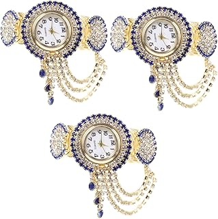 3 peças Relógio de pulseira de fitness para mulheres, relógio simples, casual, delicado, relógio de fitness para mulheres, relógios femininos delicados, relógio feminino, relógio feminino, ornamento de relógio, Como mostrado-3, 5X3.5CM, centímetro