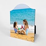 HB Art Design Custom Photo Print Photo Panel Print with Easel for Desktop Upload Your Photo Tabletop Arch Shape Frame Personalized Photo Print Picture Custom Gift for House Warming Large 8x10 inches