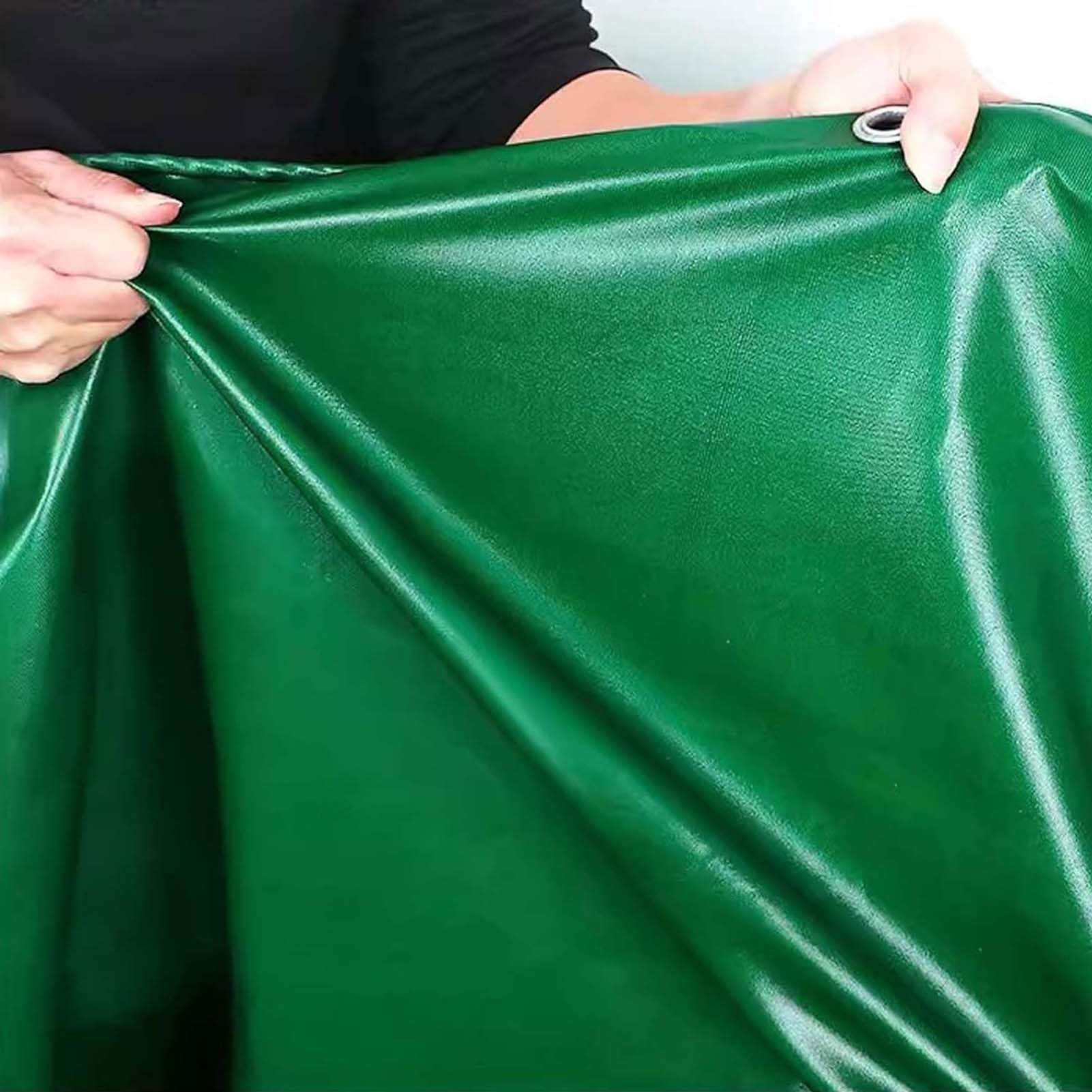 Bâche imperméable 500 g/m² 5 x 6 m en PVC avec œillets et coins renforcés – Parfaite pour le camping, le jardinage et la protection extérieure