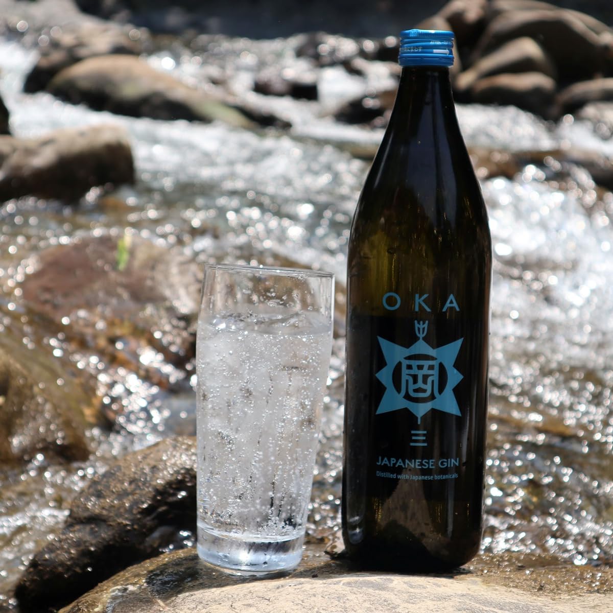 Amazon.co.jp: OKA GIN 三 43度 900ml ジン 国産 日本 熊本 堤酒造 gin