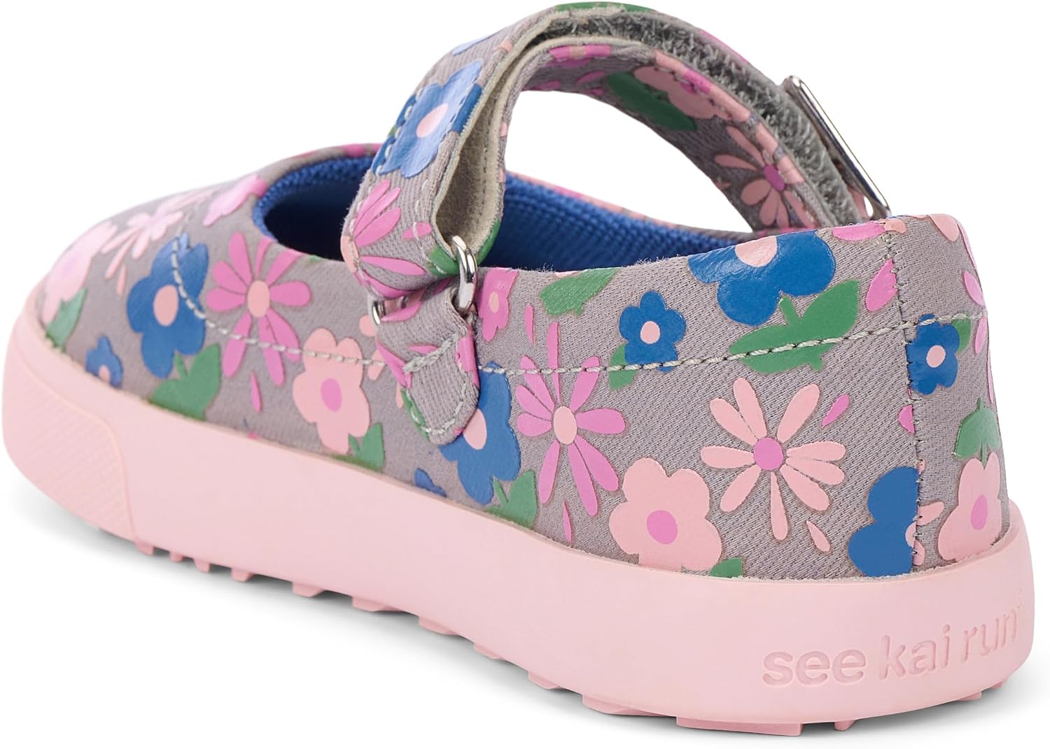 See Kai Run Lucia - Heritage, Gray Floral, 11.5