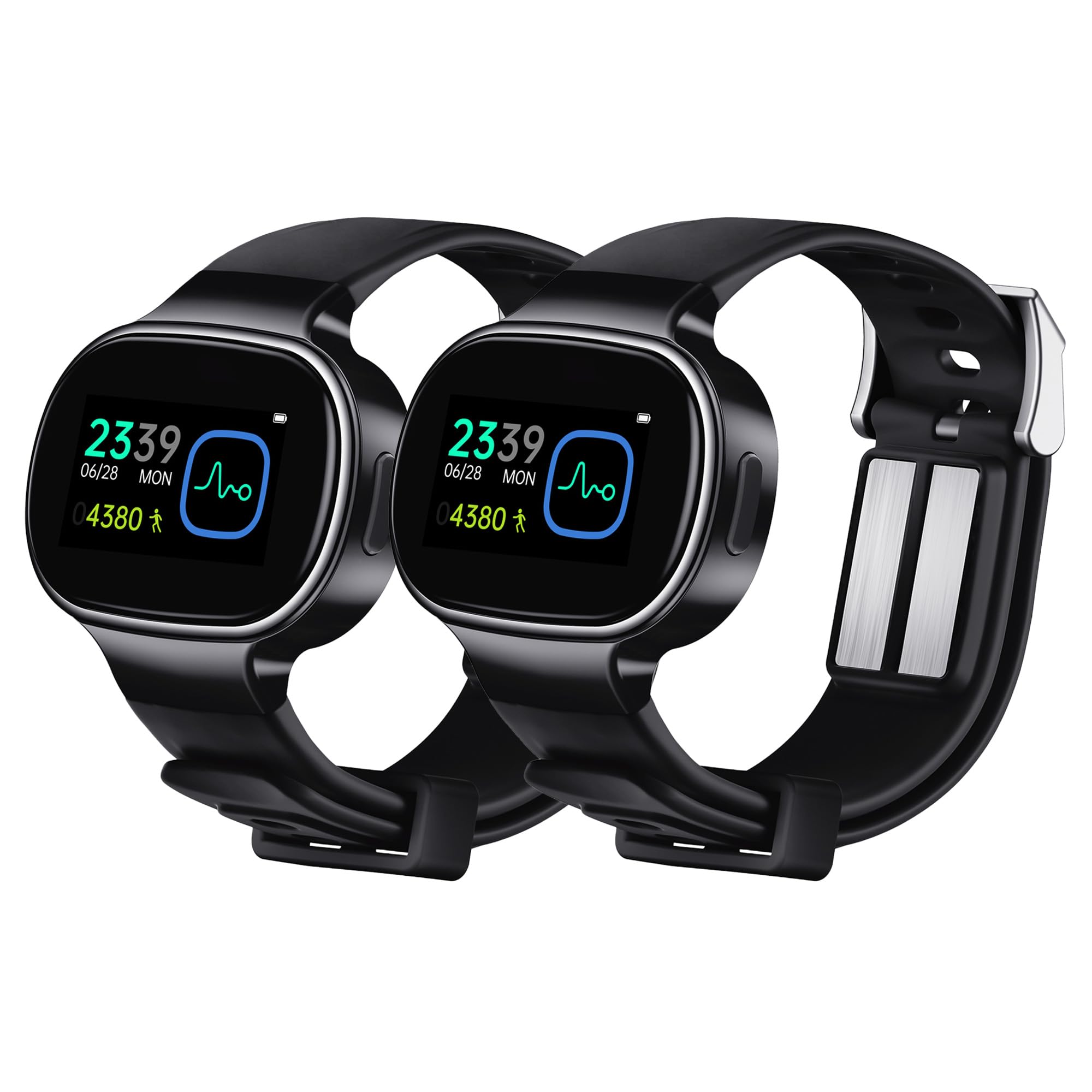 eme.term smart anti-nausea wristwatch black with gel