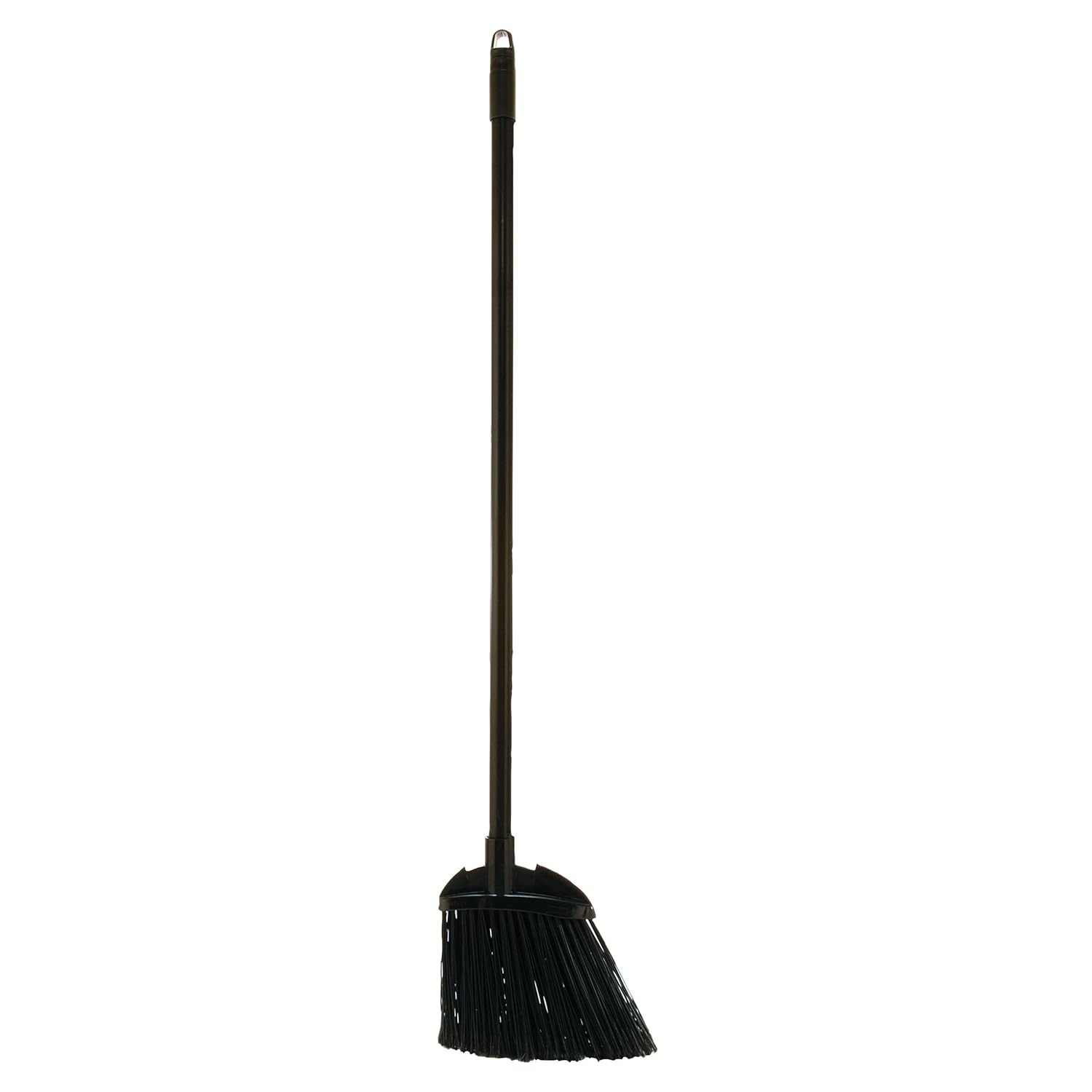 Rubbermaid Commercial 6374 7-1/2" Length x 2" Width x 35" Height, Black Color, Polypropylene Lobby Broom with Vinyl Coated Metal Handle : Health & Household