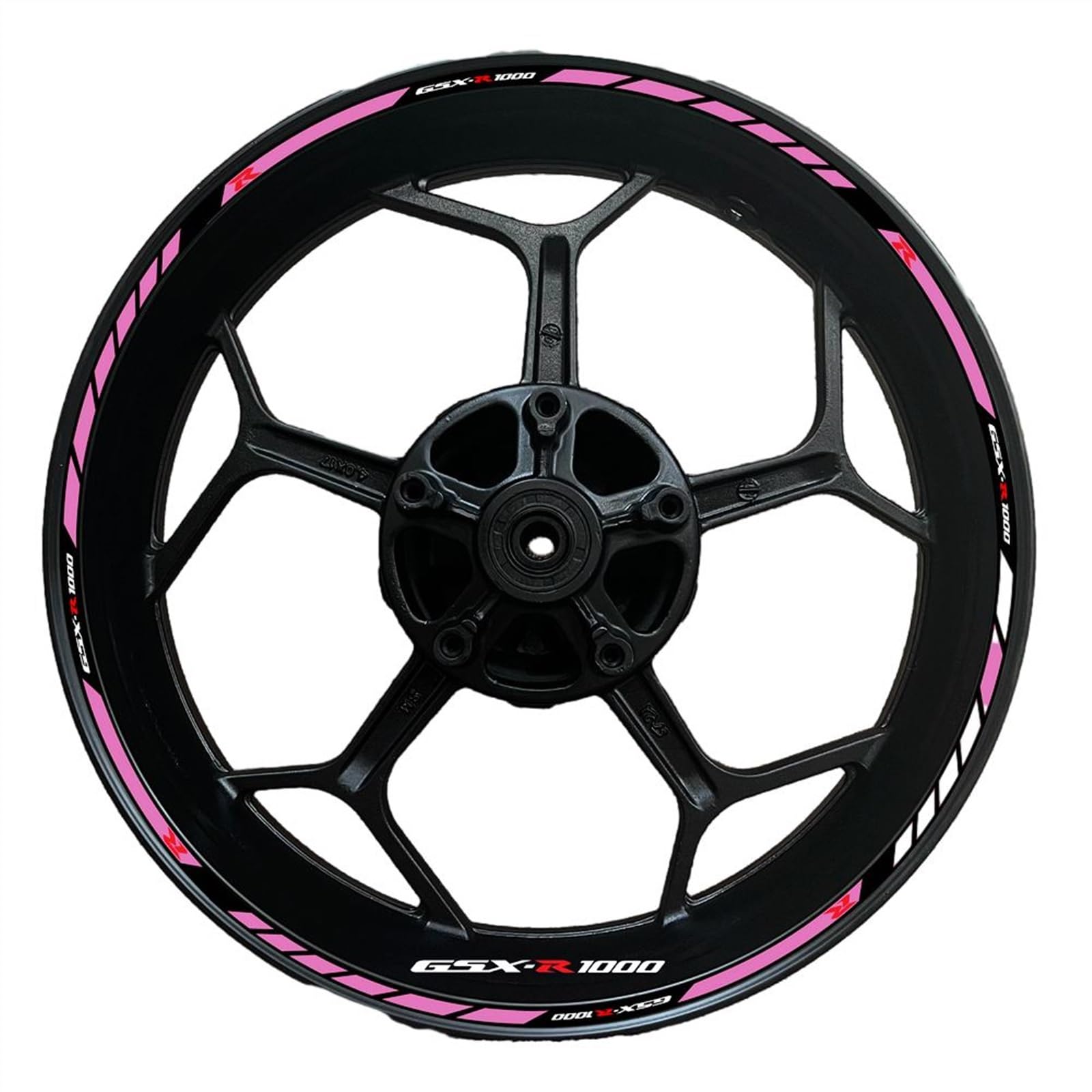 Applique for GSXR1000/R/1000R/S for S&uzuki Motorcycle Rim Decals for Gsx-r 1000 S Wheel Hub for Gsxr1000/R1000 Reflective Stickers(19)