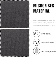 Vista 8 de 100 unids Paño de gafas Paños de limpieza de gafas Paño de limpieza de gafas Paño de limpieza de vidrio de ojos Paño de limpieza de lentes Paño