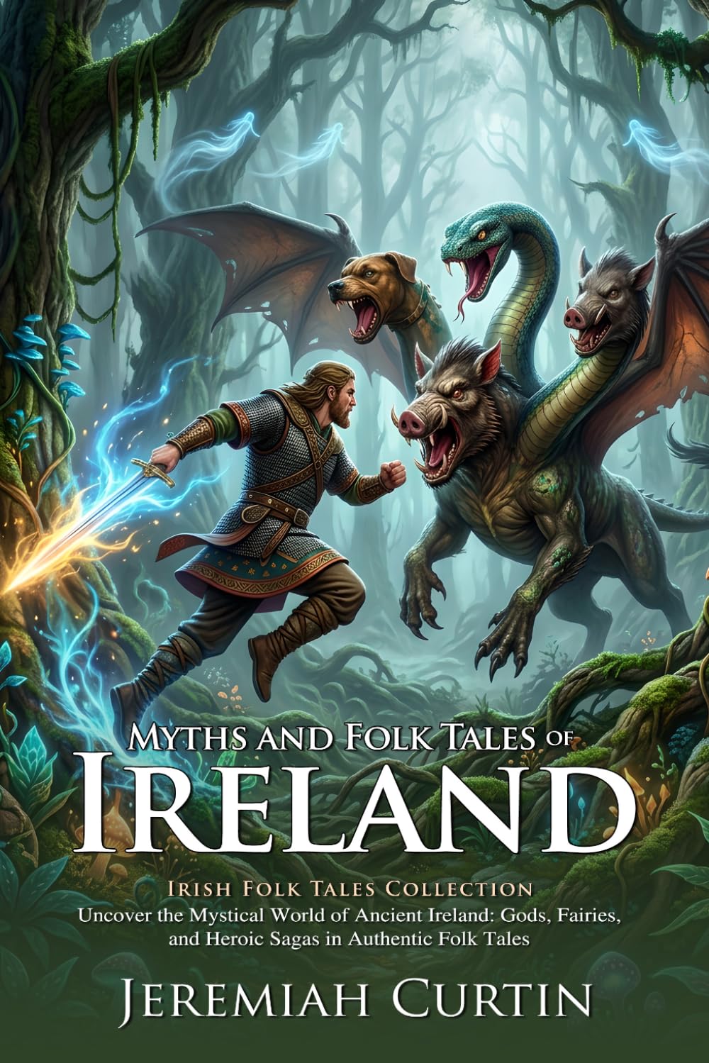 Myths and Folk Tales of Ireland: Ancient Celtic Legends and Irish Folklore: Epic Irish Heroic Cycles - Illustrated with Biography and Commentary