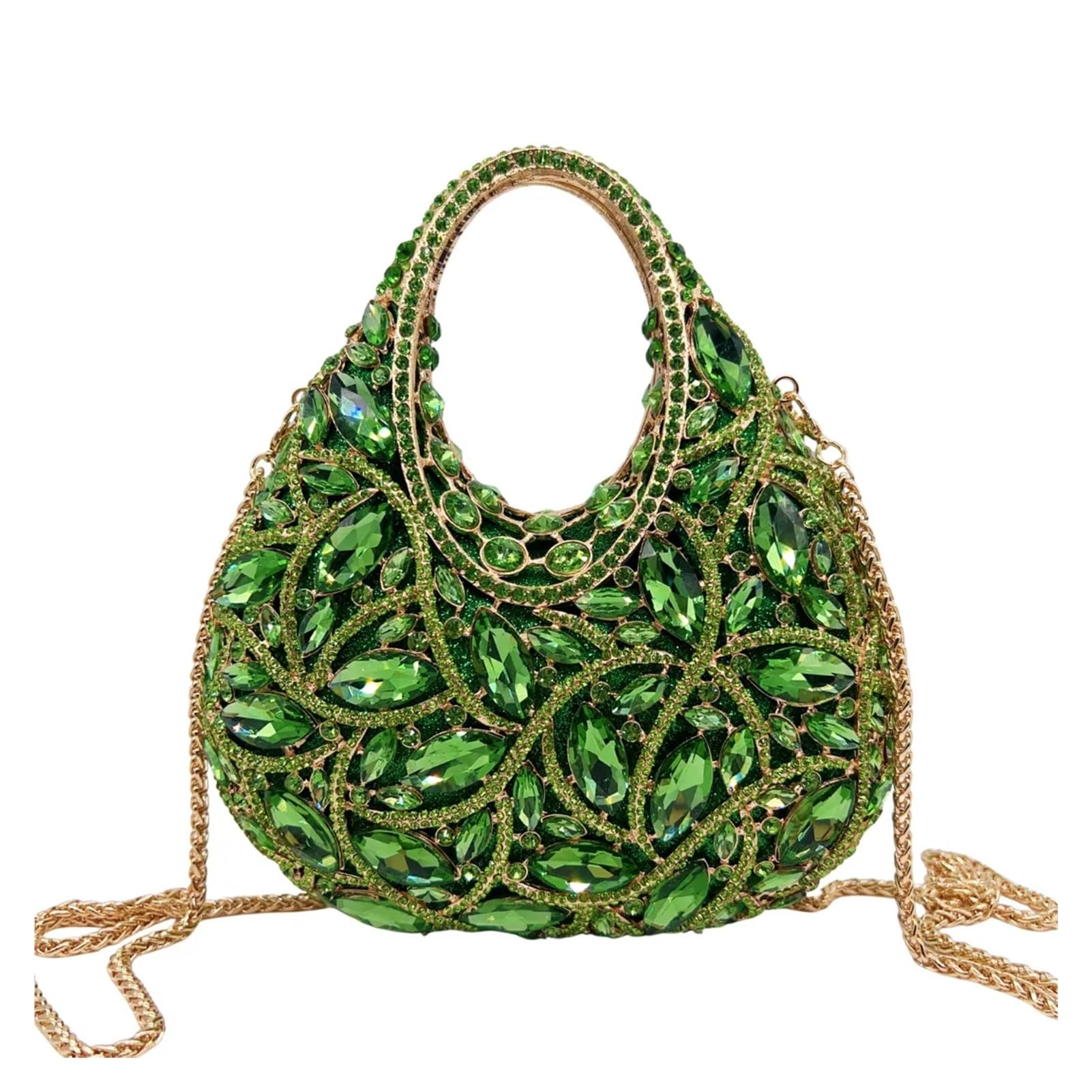 Bolso Clutch Diamante Cristal Cena