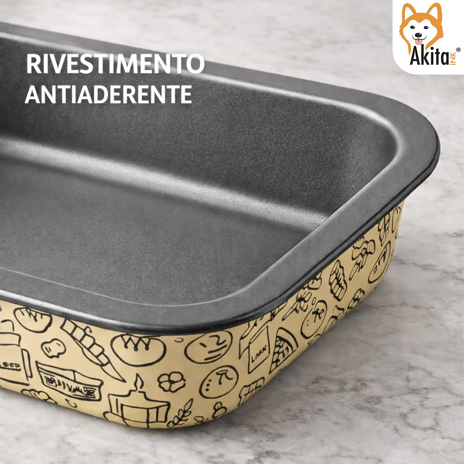 Teglie Antiaderenti per Friggitrice ad Aria e Forno - Quadrata, Rettangolare e Conica, Disponibili in Vari Formati e Set, Riutilizzabili e Facili da Pulire (Set Teglie Rettangolari 20-25-30-35 cm)