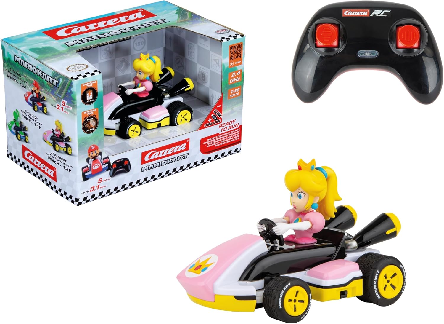 2.4GHz Mario Kart (TM) Race Kart 1:32, Peach