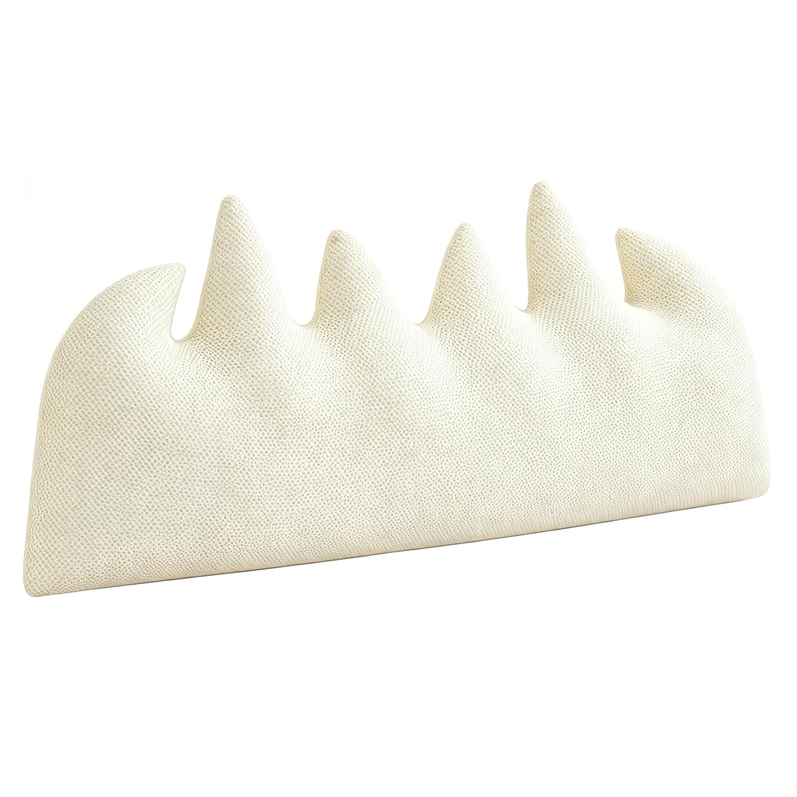 Zzyk Beige Wedge Headboard Pillow Daybed Sofa Large Reading Resting Bolster