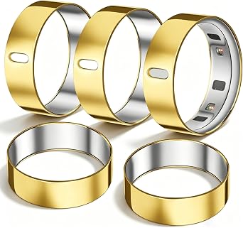 5 Pack Upgraded Ring Covers Compatible with Oura Ring Gen 4/Gen 3, TPU Anti-Scratch Protector Accessories for Oura Ring Cover Case for Women Men, Size 11 (Not for Oura Ring 4 Ceramic)