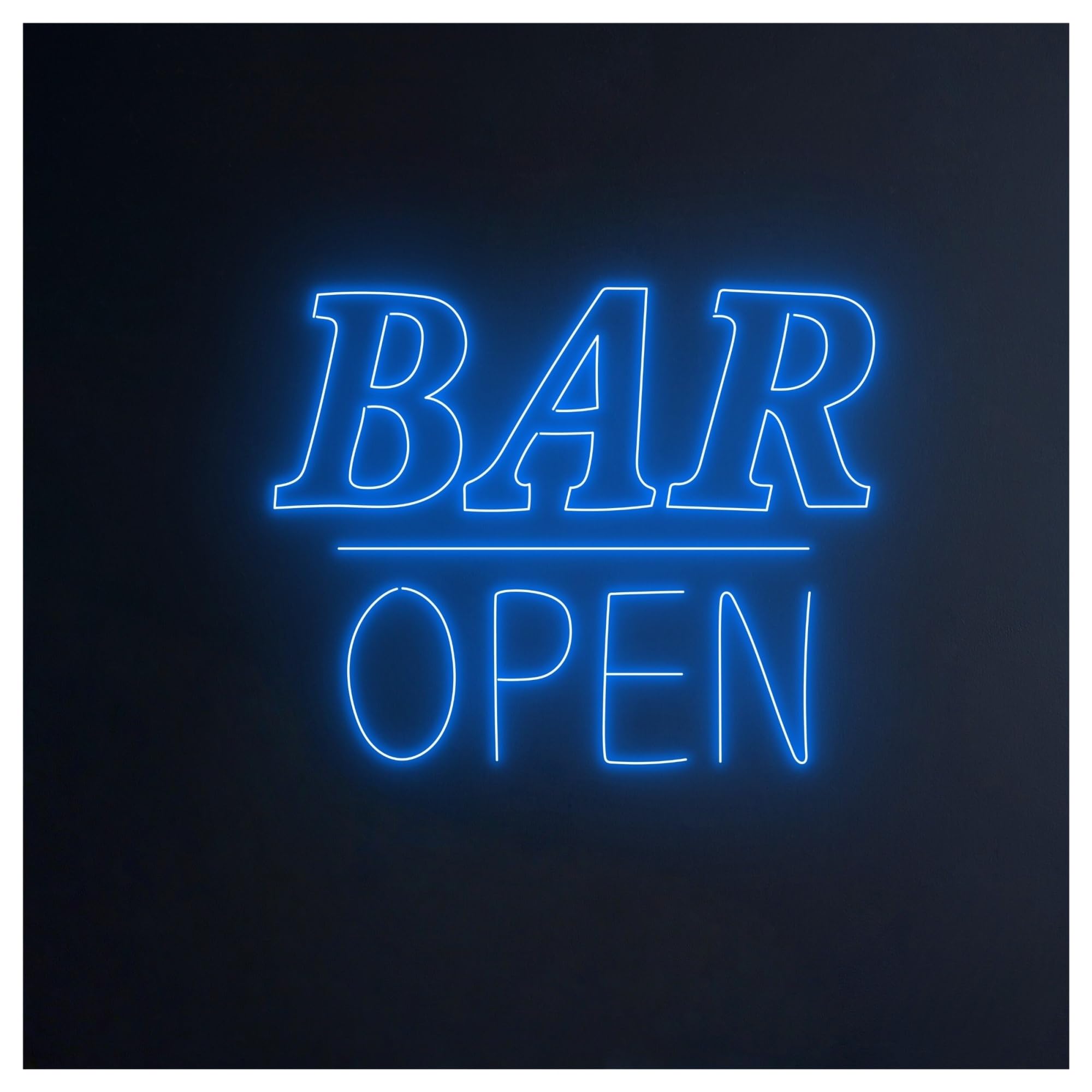 RONGCH Hanging Art Neon Signs Bar Open Neon Sign Welcome Cafe Room Wall Decor 50cm